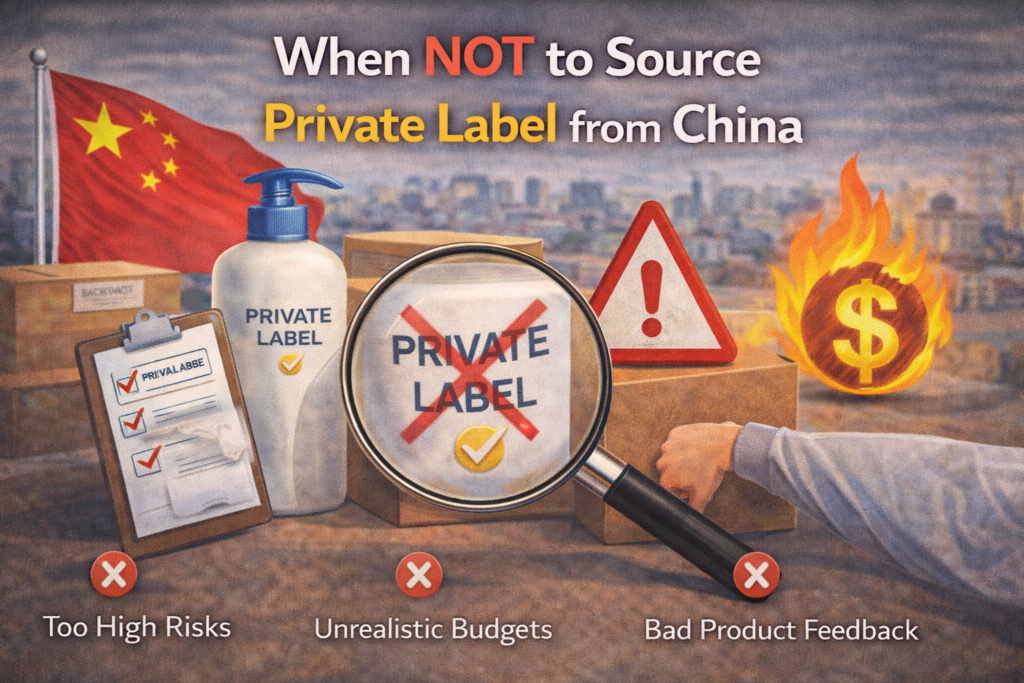 Graphic image showing checkmarks on a checklist for private-label products.