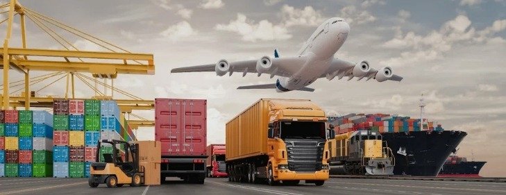 Graphic image of shipment ways.