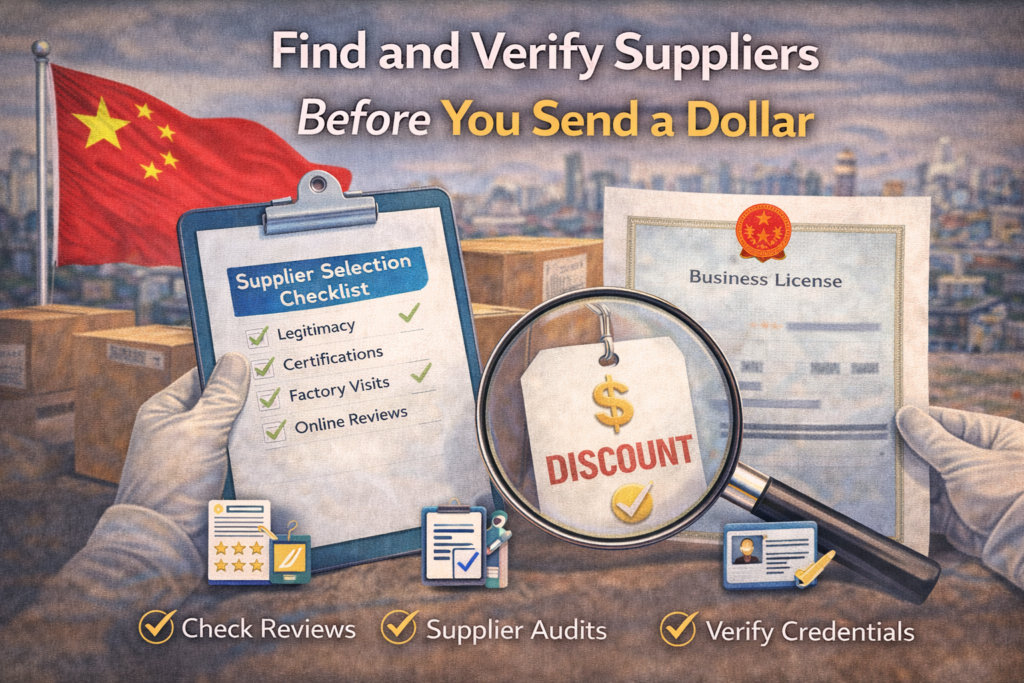 Graphic image of Research and verify suppliers before sending any payment.
