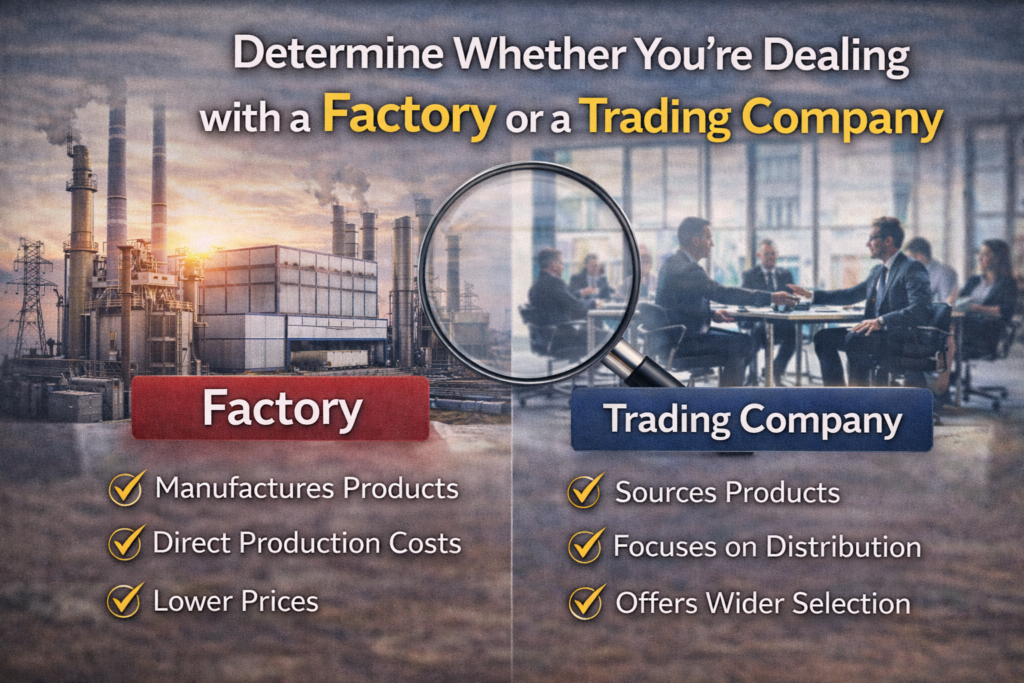 graphic image for Factory or a Trading Company