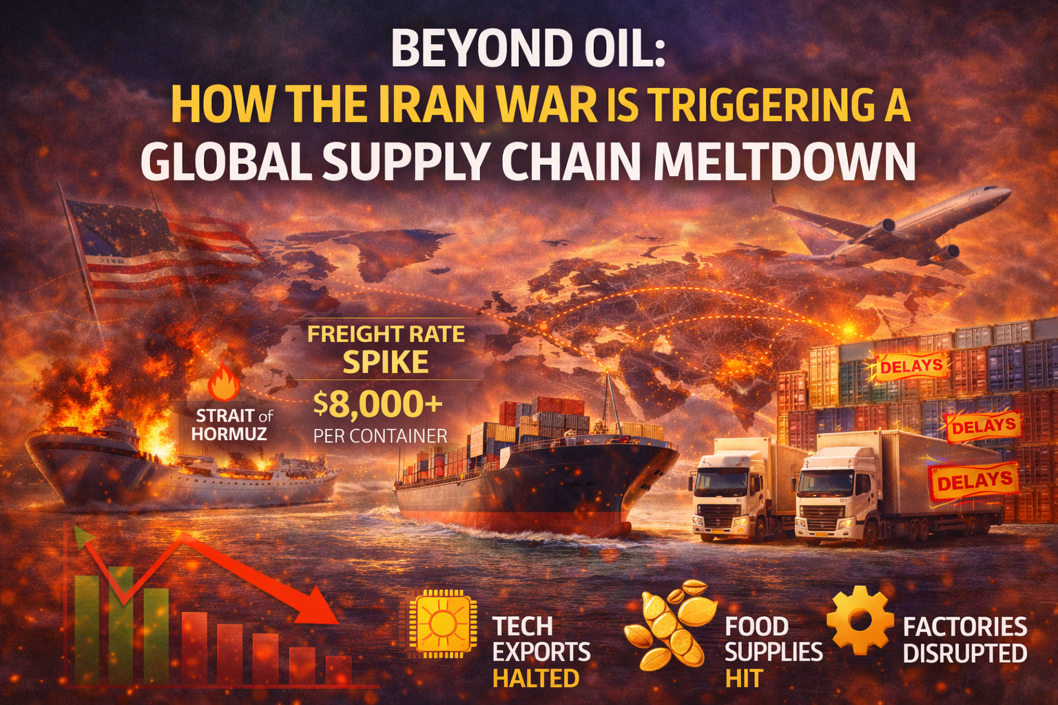 graphic image for Beyond Oil: How the Iran War is Triggering a Global Supply Chain Meltdown