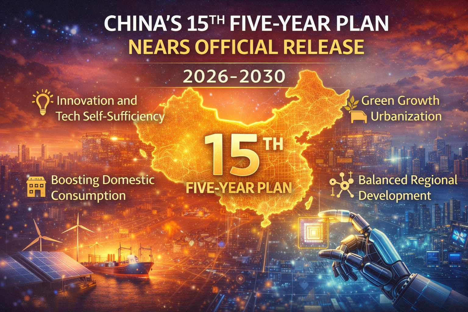 China's 15th Five-Year Plan release