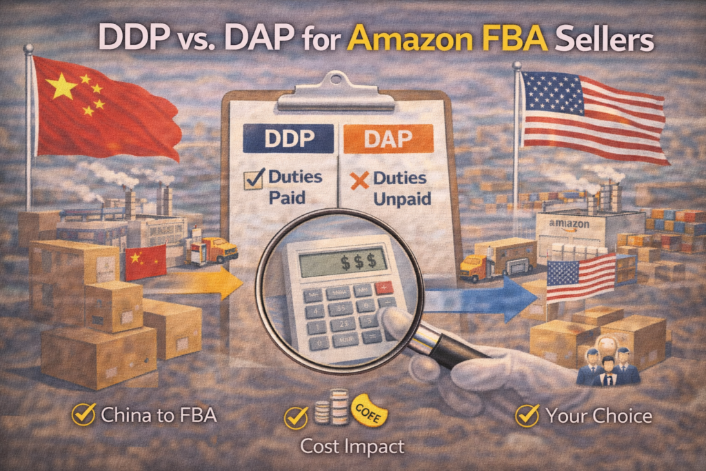 A graphic image showing the differences between DDP and DAP.