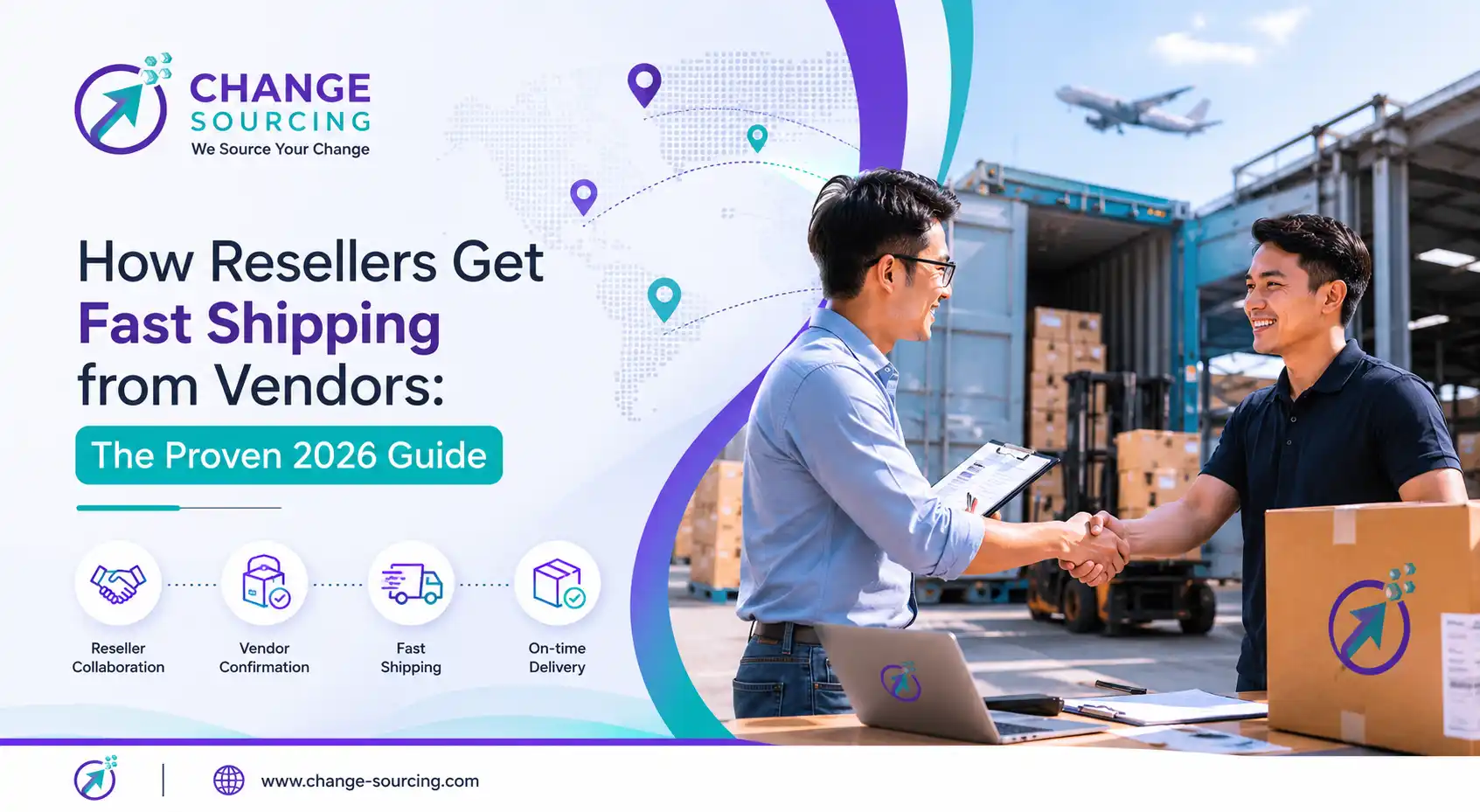 infographic image showing How Resellers Get Fast Shipping from Vendors in 2026?