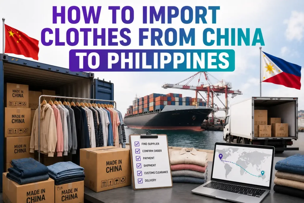 image showing how to import clothes from china to philippines