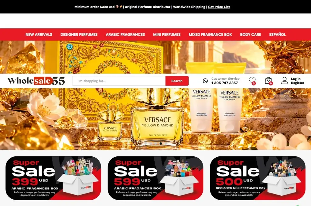 Wholesale55 screenshot